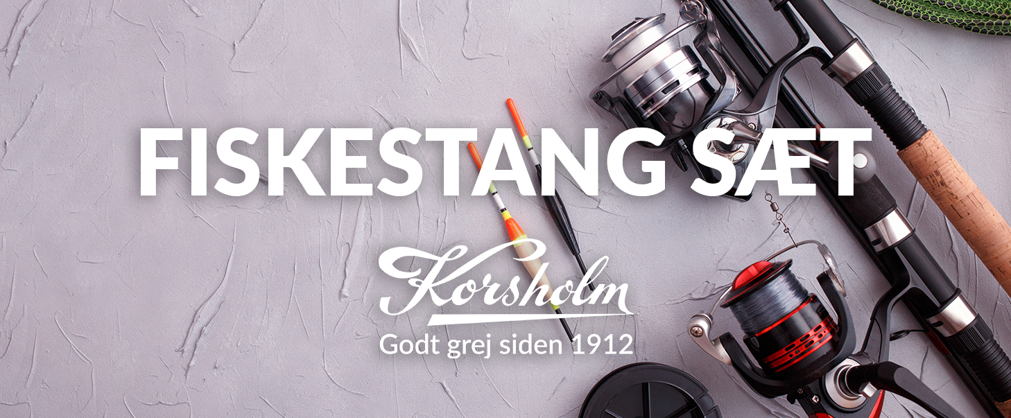 Komplet fiskestang sæt til fiskeri